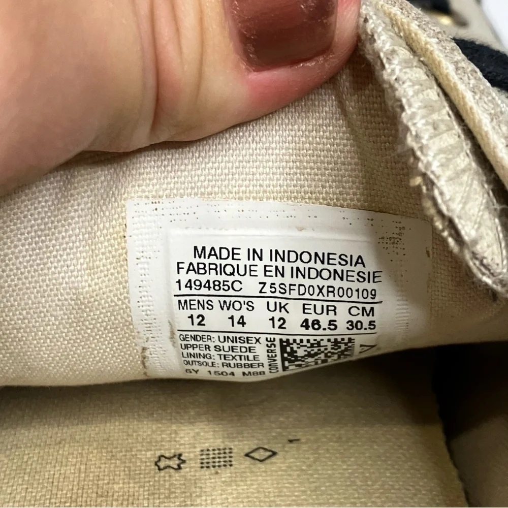 Converse sneakers‎ gray silver size 12 men’s - Picture 7 of 7